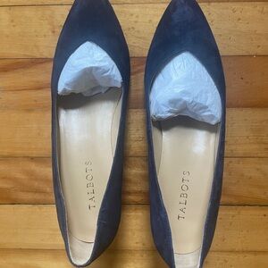 Talbots Women's Blue Suede heels